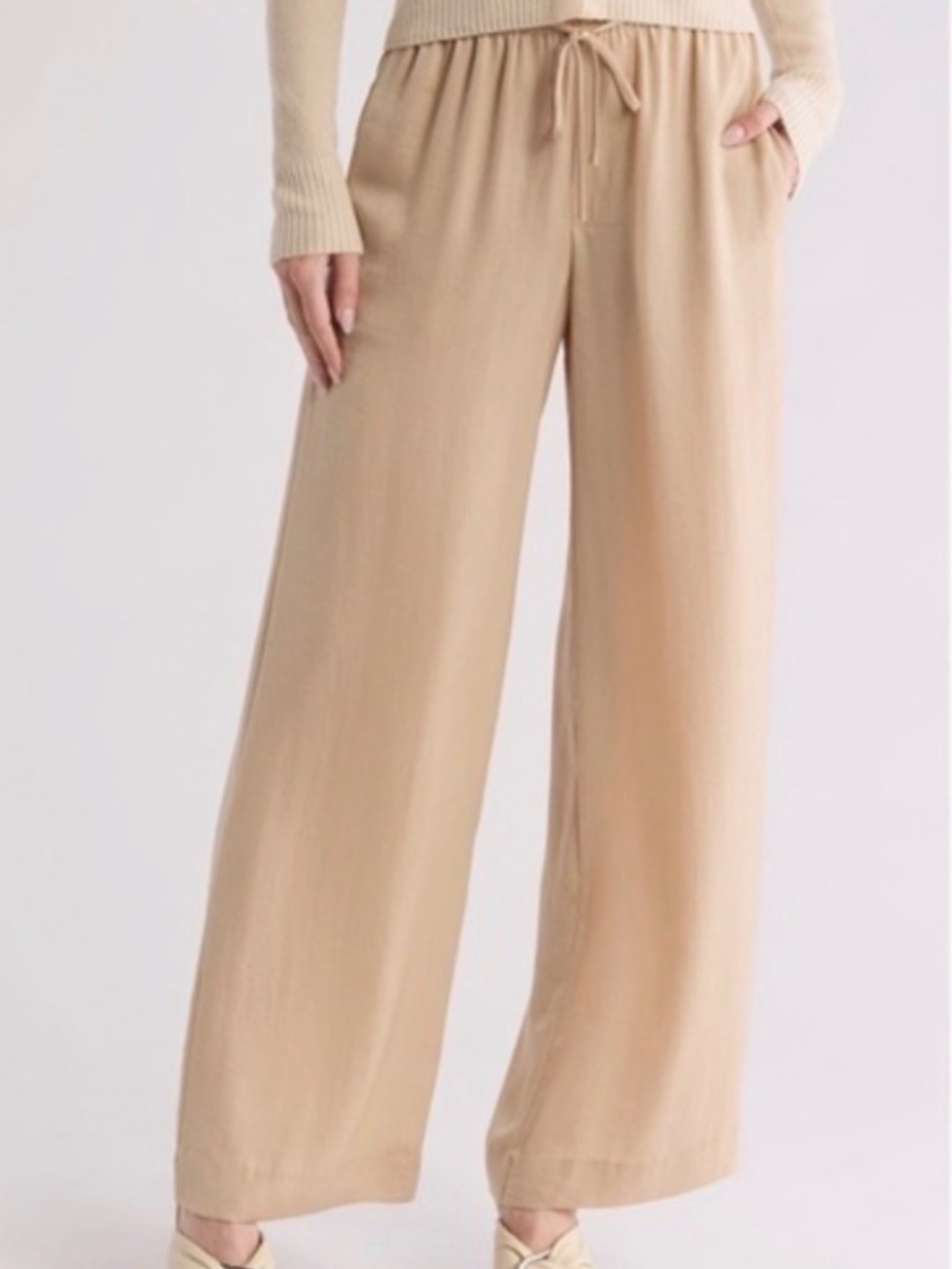Vince Drawstring Pants Color Sand XS
